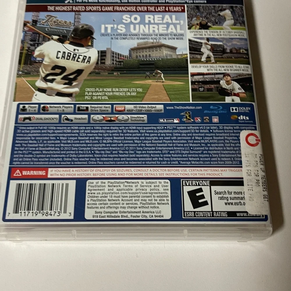 PS3 MLB 13 the‎ show video game
